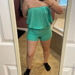 Mint GREEN romper